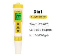 Tester qualità acqua pH CL2 ORP H2 TEMP misuratore cloro piscina spa digitale