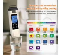 Tester Qualità Acqua Temperatura 3 in 1 PH ORP per Test Acquacoltura e Piscina