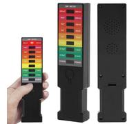 Tester Reader EMF portatile 9 LED Rilevatore di campo magnetico, 0-2000+apparecchiatura paranormale flessibile, attrezzatura per la caccia al fantasma a batteria portatile