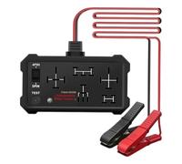 Tester Relè Auto 12/24V 4 e 5 Pin con Rilevamento Rapido, Portatile e | Tester di Relè per Circuiti Auto per Tecnici di Manutenzione nelle Officine di Riparazione su strada e sotto il C