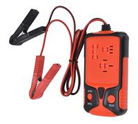 Tester Relè per Auto, Tester Relè per Auto, Kit Tester Relè Elettronico Portatile Multifunzione Rilevatore Relè per Auto per Contatto Relè, Batteria 12V, Resistente Alle Alte Temperature(rosso)