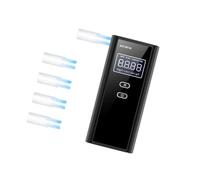 Tester respiratorio BAC portatile con pulsanti accensione e | palmare da un campione respiro, misurazione del tasso alcolemico dello 0, 00% 0, 20%, controlli