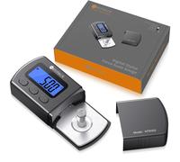 Neoteck Tester Scala Forza Puntina Digitale per Piatto del Giradischi 0.01g/5g Misuratore Digitale per Giradischi con Retroilluminazione LCD Blu Testine della Forza dello Stilo per Cartuccia Phono