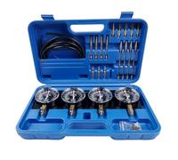 Tester Sincrono 4 Carburatori Blu, per Auto e Moto, Sincronizzazione Carburatore a Vuoto, Regolazione Motore GLOSSY AUTO PARTS