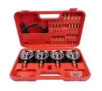 Tester Sincrono 4 Carburatori Rosso, per Auto e Moto, Sincronizzazione Carburatore a Vuoto, Regolazione Motore GLOSSY AUTO PARTS