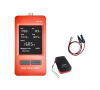 Tester solare 1800 W modulo PV tester con tensione 20-120 V e 60 A per | Misuratore per pannello solare OLED per sistemi residenziali e commerciali, protezione da sovraccarico, portatile in EVA