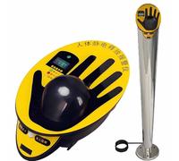 Tester Statico Del Corpo Umano, Tester Completo per Tutto Il Corpo Con Funzione Di Allarme Sonoro E Luminoso, Elimina Rapidamente L'elettricità Statica, per l'industria chimica