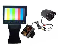 TESTER TELECAMERE CCTV MONITOR PORTATILE 3.5'' RICARICABILE VALIGETTA PER TEST