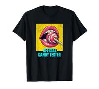 Tester Ufficiale per Caramelle Lecca-Lecca Candy Lovers Sweets Maglietta