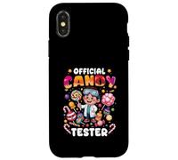 Tester ufficiale per caramelle lecca-lecca, per amanti delle caramelle Custodia per iPhone X/XS