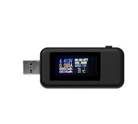 Tester USB 10 in 1 multifunzione USB Socket Tester Tensione di corrente Connettore di tensione Carica batteria Power Bank(Noir)