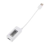 Tester USB Digitale USB Mobile Power Caricing Tensione di tensione Tester Tester Mini USB Caricatore Doctor Voltmeter Ammeter PORTATO Schermo(White)