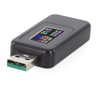 Tester USB per la misurazione dettagliata dei parametri elettrici negli alimentatori mobili con capacità di memorizzazione
