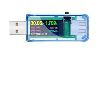 Tester USB U96 Tester USB DC Voltmetro digitale amperimetro indicatore caricabatterie banca di tensione rilevatore misuratore di corrente + carico +(-TM)