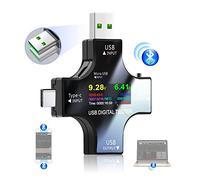 Tester USB USB Tester Bluetooth Type. -C Pd. Digital VoltMeter Tensione Misuratore di corrente Ammeter Detector Power Bank Charger Indicatore(With Bluetooth)