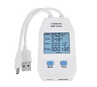 Tester USB, Voltmetro Amperometro Misuratore di Alimentazione Digitale Tipo C Misuratore di capacità (UT658 doppio) Rilevatore USB LCD UNi T (UT658 Doppio)