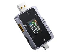 Tester USB Voltmetro digitale Amperometro Amperimetor Misuratore di tensione Corrente Misuratore di carica della banca di potere