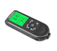 Tester vernice per metalli FE NFE precisione 1µm (bianco) | Gamma 0-2000µm, risoluzione 1µm, rilevamento FE/NFE, display LCD, analisi precisa della vernice dell'auto