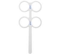Tester Visione ZP0.25 in Plastica Manico ergonomico | Doppia Faccia a Farfalla, Bordi Arrotondati, per Esercizi Oculari in Ufficio e Pratica Terapeutica