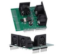Testg Board Eccellente MIDI Shield Modulo Interfaccia Digitale Adattatore Elettronico Meter 6 * 6 * 3