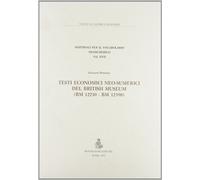 Testi cuneiformi neosumerici del British Museum. Materiali per il vocabolario neosumerico