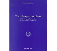 Testi ed esegesi pascoliana