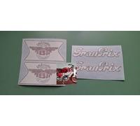 TESTI GRAND PRIX PRIMA VERSIONE ADESIVI STICKERS