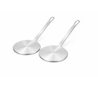 Testi per Necci Coppia Forgiata in Metallo Ø 22 cm Testaroli Tipici Tradizionali