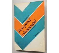 Testi Poetici E Drammatici Editi E Inediti