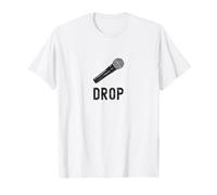 Testi Rap degli Anni '90 di Mic Drops End of Show Design Maglietta