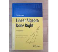 Testi universitari in matematica Ser.: Algebra lineare fatta a destra da Shel...