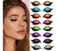 Testie Per Trucco Occhi Adesivi Con Ombretto Incorporato Istanti Glamours Sembrano Ciglia Trucco Occhi