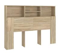 Testiera con Scomparti Rovere Sonoma 140x19x103,5 cm