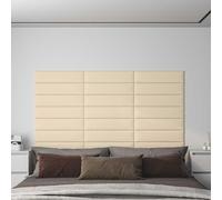 Testiera da parete, 12 pezzi, in tessuto, 60 x 15 cm, moderna decorazione da parete per camera da letto, accessorio per la casa e armonia degli ambienti