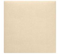 Testiera da parete in tessuto, 12 pezzi, crema, 30 x 30 cm, moderna decorazione da parete per camera da letto, accessorio per la casa, per soggiorno, corridoio, bagno, cucina, con struttura chiara e