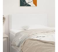 Testiera imbottita moderna per letto, altezza regolabile, design elegante, colore bianco, 100 x 5 x 78/88 cm, perfetta per la decorazione e il comfort della camera da letto