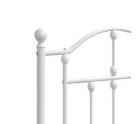 Testiera in Metallo Bianco 180 cm Spalliera Letto Una Piazza E Mezza Testiera Letto Una Piazza E Mezza Testata Letto Matrimoniale Testiera Letto Singolo per Salone Camere Da Letto Camera Degli Ospiti