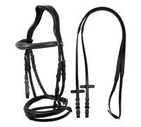 TESTIERA IN MORBIDA PELLE CUCITA