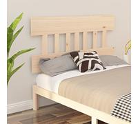 Testiera in pino massiccio, 153,5 x 3 x 81 cm, compatibile con letto king size e queen size, elegante cuscino per un maggiore comfort, ideale per tutti i tipi di letto, design durevole ed elegante