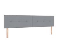 Testiera LED vidaXL Con Bottoni Grigio Chiaro 100 cm TessutoTestiera letto