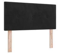 Testiera LED vidaXL in velluto nera 80 cm con bottoniTestiera letto