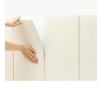 Testiera luminosa per bambini con autismo, 10 pannelli imbottiti blu da 1,3 cm di spessore, anti-collisione, autoadesivi, per sicurezza e calore del letto