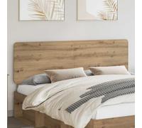 Testiera moderna in materiale a base di legno rettangolare per camera da letto, che combina un design elegante e una lunga durata. Il retro rifinito consente un posizionamento libero nella stanza