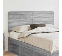 Testiera moderna sonoma grigia in materiale a base di legno, testiera rettangolare per camera da letto dal design minimalista. Combina durata ed eleganza, si adatta al tradizionale