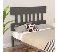 Testiera per letto singolo, in legno di pino bianco, 183,5 x 3 x 81 cm, adatta per letti singoli e queen size, elegante decorazione per camera da letto, design durevole ed elegante, per tutti i tipi