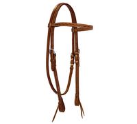 Testiera western con concho e fibbie in acciaio inox Triple S