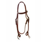 Testiera western in cuoio americano ingrassato Brad Ren's Brad Ren