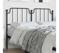 Testiere Letto Testiera Letto Una Piazza E Mezza Testata Letto Matrimoniale Spalliera Letto Matrimoniale Testiera in Metallo Nero 135 cm per Dormitorio Camera Degli Ospiti Salone Camere Da Letto