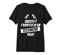 Testimone del Matrimonio Addio di Amici celibati dello Sposo Maglietta Premium