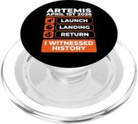 Testimone della missione Artemis 2026 PopSockets PopGrip per MagSafe